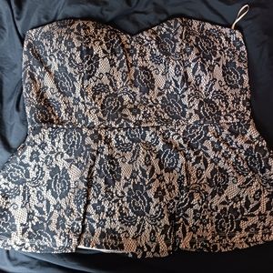 Deb Strapless top 3X